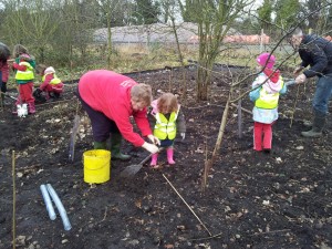 Rainbows tree planting